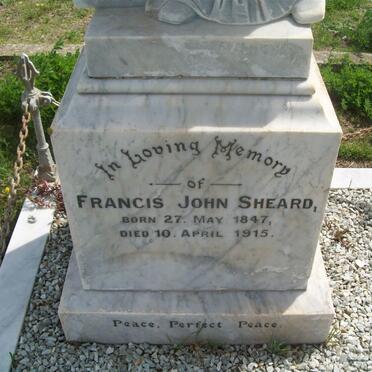 SHEARD Francis John 1847-1915