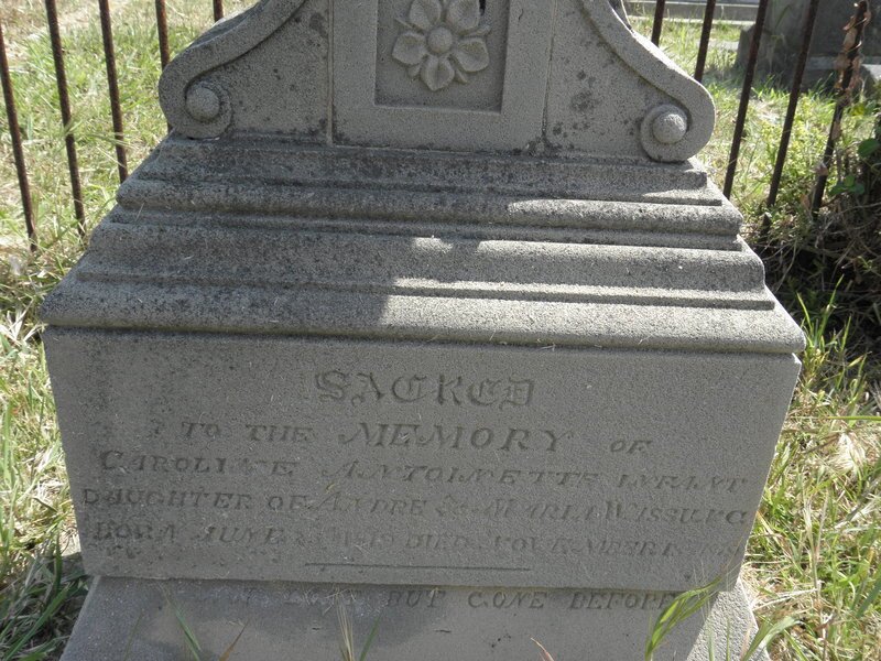 WASSUNG Caroline Antoinette 1879-1879