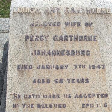 GARTHORNE Louisa Amy -1947