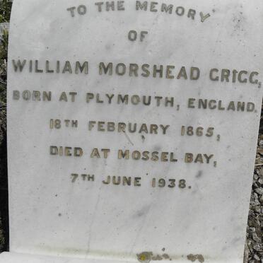 GRIGG William Morshead 1865-1938
