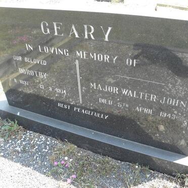 GEARY Walter J. -1943 &amp; Dorothy -1974