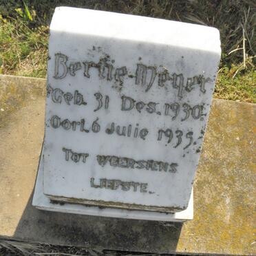 MEYER Bertie 1930-1935