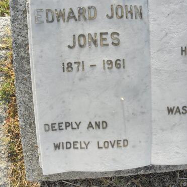 JONES Edward John 1871-1961