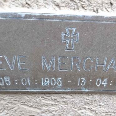 MERCHANT Eve 1905-1993