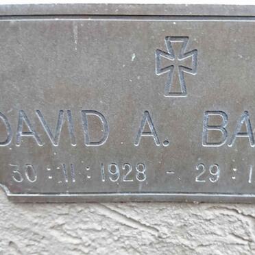 BARDIN David A. 1928-1990