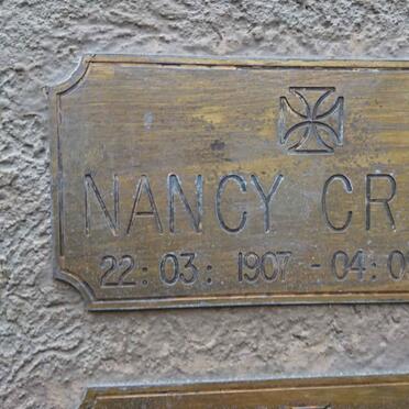 CREED Nancy 1907-2006