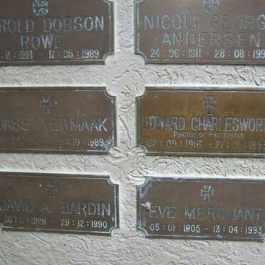 ANDERSEN :: BARDIN :: CHARLESWORTH :: MERCHANT :: ROWE :: VERMAK