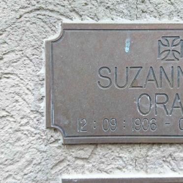 ORAM Suzanne G. 1906-1980