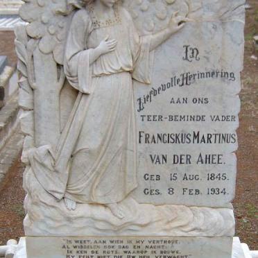 AHEE Franciskus Martinus, van der 1845-1934
