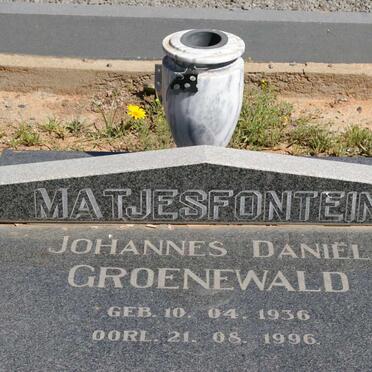 GROENEWALD Johannes Daniel 1936-1996