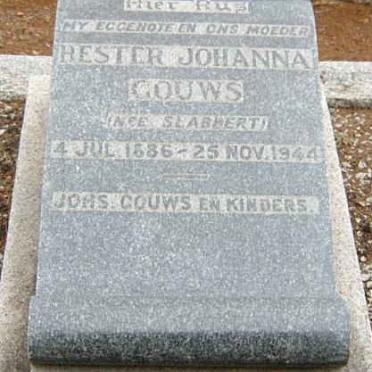 GOUWS Hester Johanna nee SLABBERT 1886-1944