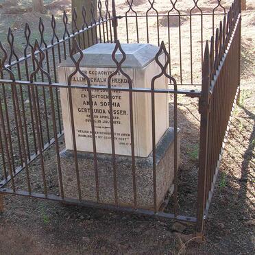 Van Heerden WS 10nov1804-19jun1863 en ASG geb Visser 22apr1829-19jul1872 - nr 1