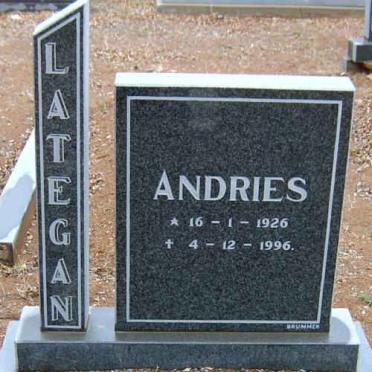 LATEGAN Andries 1926-1996