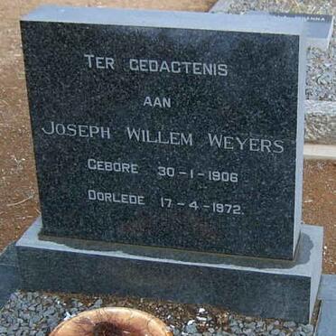 WEYERS Joseph Willem 1906-1972