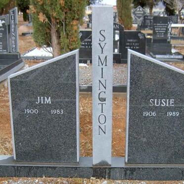 SYMINGTON Jim 1900-1983 &amp; Susie 1906-1989