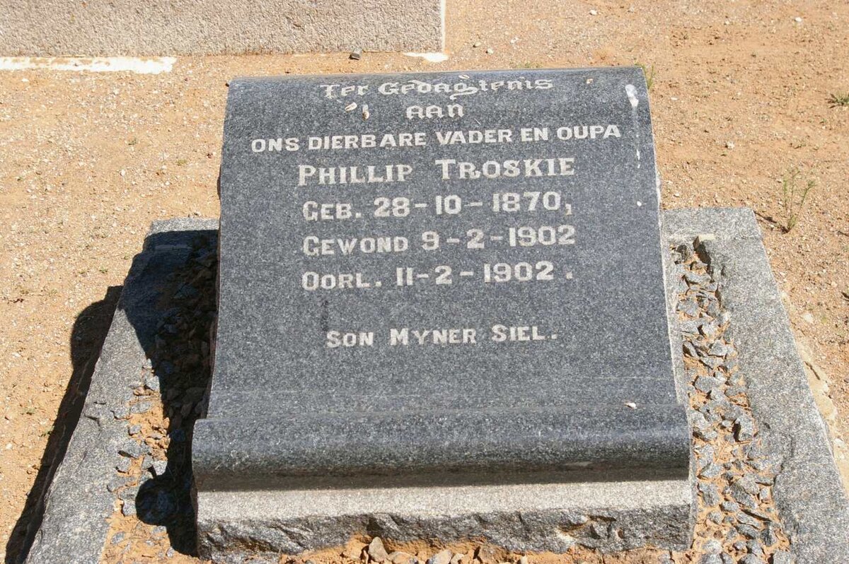 TROSKIE Phillip 1870-1902