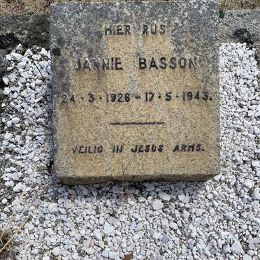 BASSON Jannie 1926-1943