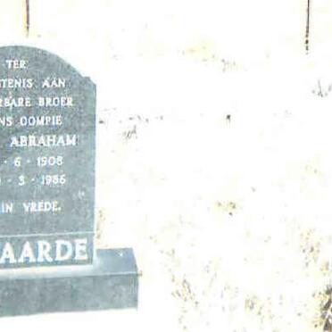 AARDE Pieter Abraham, van 1908-1986 :: VAN AARDE Maria Catherina