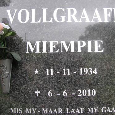 VOLLGRAAFF Miempie 1934-2010