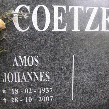 COETZEE Amos Johannes 1937-2007