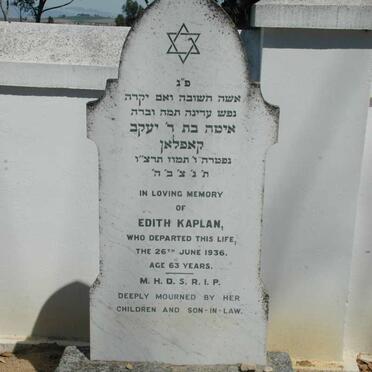 KAPLAN Edith -1936