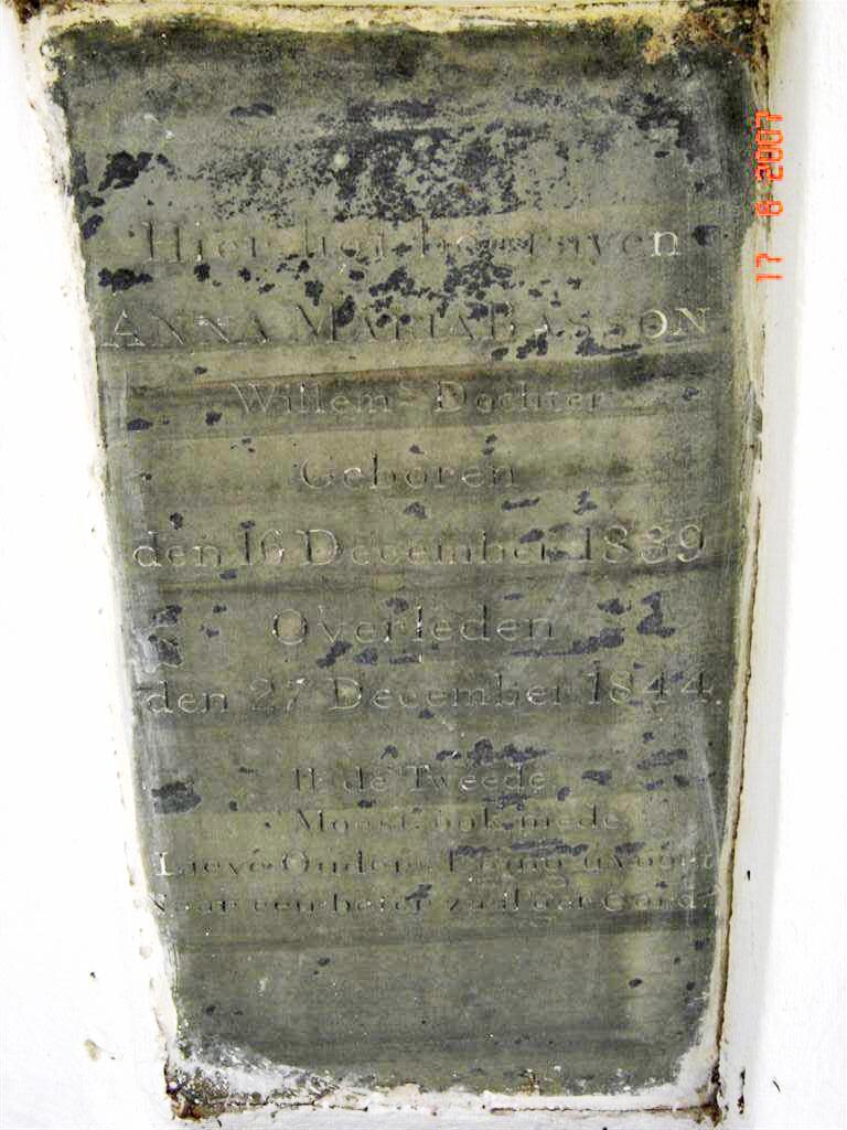 BASSON Anna Maria 1839-1844