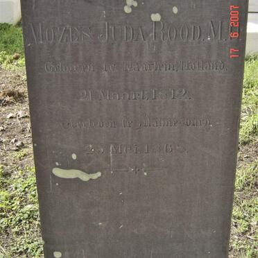 ROOD Mozes Juda M.D. 1812-1868