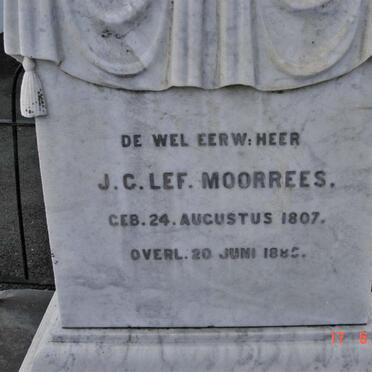 MOORREES J.C. Lef. 1807-188[9?]