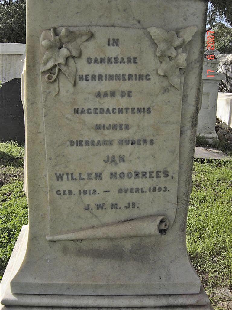 MOORREES Jan Willem 1812-1893