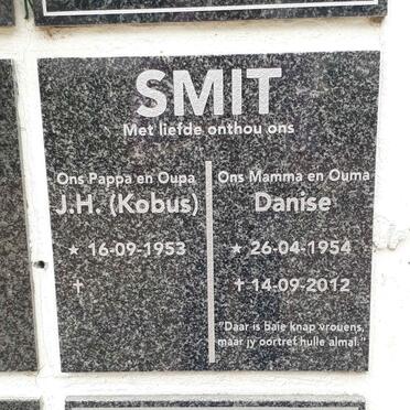 SMIT J.H. 1953- &amp; Danise 1954-2012