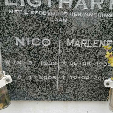 LIGTHART Nico 1933-2008 &amp; Marlene 1935-2015