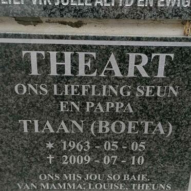 THEART Tiaan 1963-2009