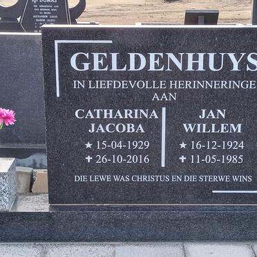 GELDENHUYS Jan Willem 1924-1985 &amp; Catharina Jacoba 1929-2016