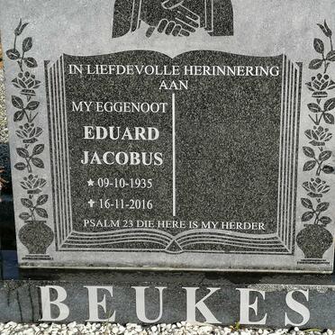 BEUKES Eduard Jacobus 1935-2016