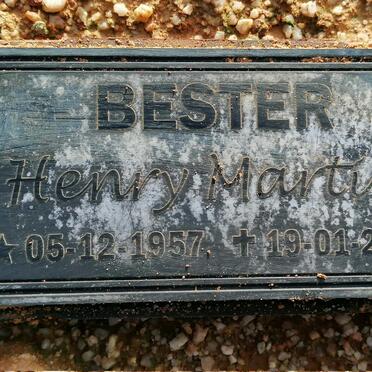 BESTER Henry Martin 1957-2019