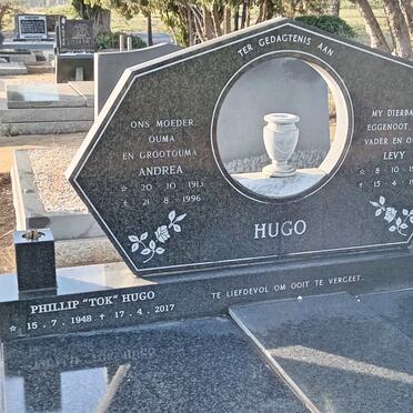 HUGO Levy 1908-1989 &amp; Andrea 1913-1996 :: HUGO Phillip 1948-2017 