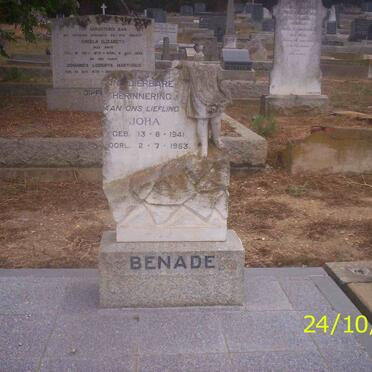 BENADE Joha 1941-1953