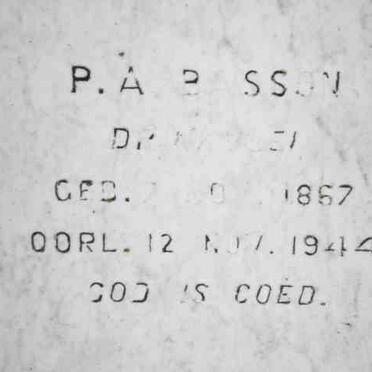 BASSON P.A 1867-1944