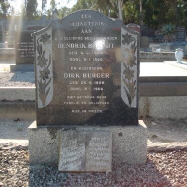 BRANDT Hendrik 1940-1966 :: BURGER Dirk 1958-1966