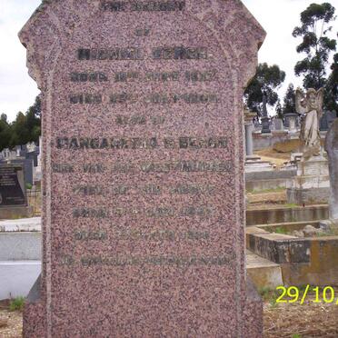 BERGH Michiel 1837-1909 &amp; Margaretha C. VAN DER WESTHUIZEN 1847-1918