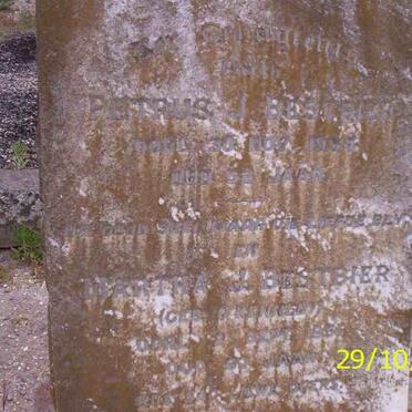 BESTBIER Petrus J. -1934 &amp; Martha J. O'KENNEDY -1951