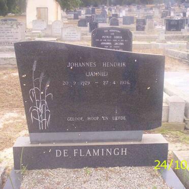 FLAMINGH Johannes Hendrik, de 1929-1976