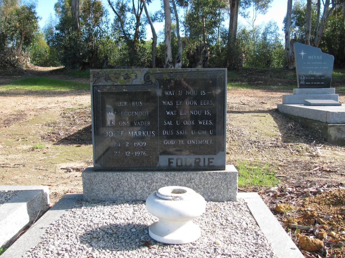 FOURIE Jozef Markus 1909-1976
