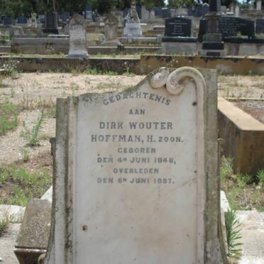 HOFFMAN Dirk Wouter 1848-1897