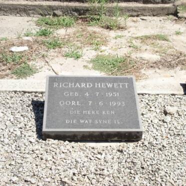 HEWETT Richard 1951-1993
