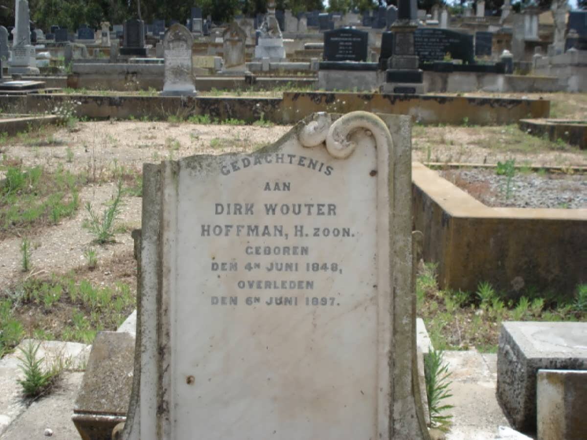 HOFFMAN Dirk Wouter 1848-1897