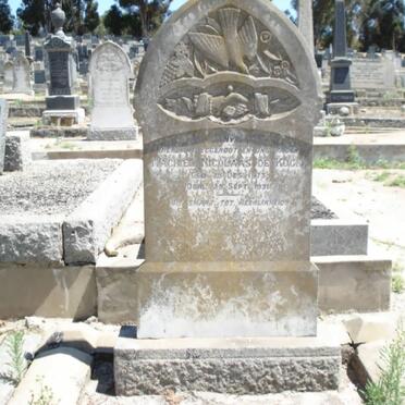 KOCK Machiel Nicolaas, de 1873-1931