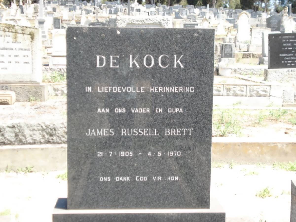 KOCK James Russel Brett, de 1905-1970
