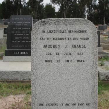 KRAUSE Jacobus J. 1893-1947