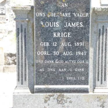KRIGE Louis James 1891-1947